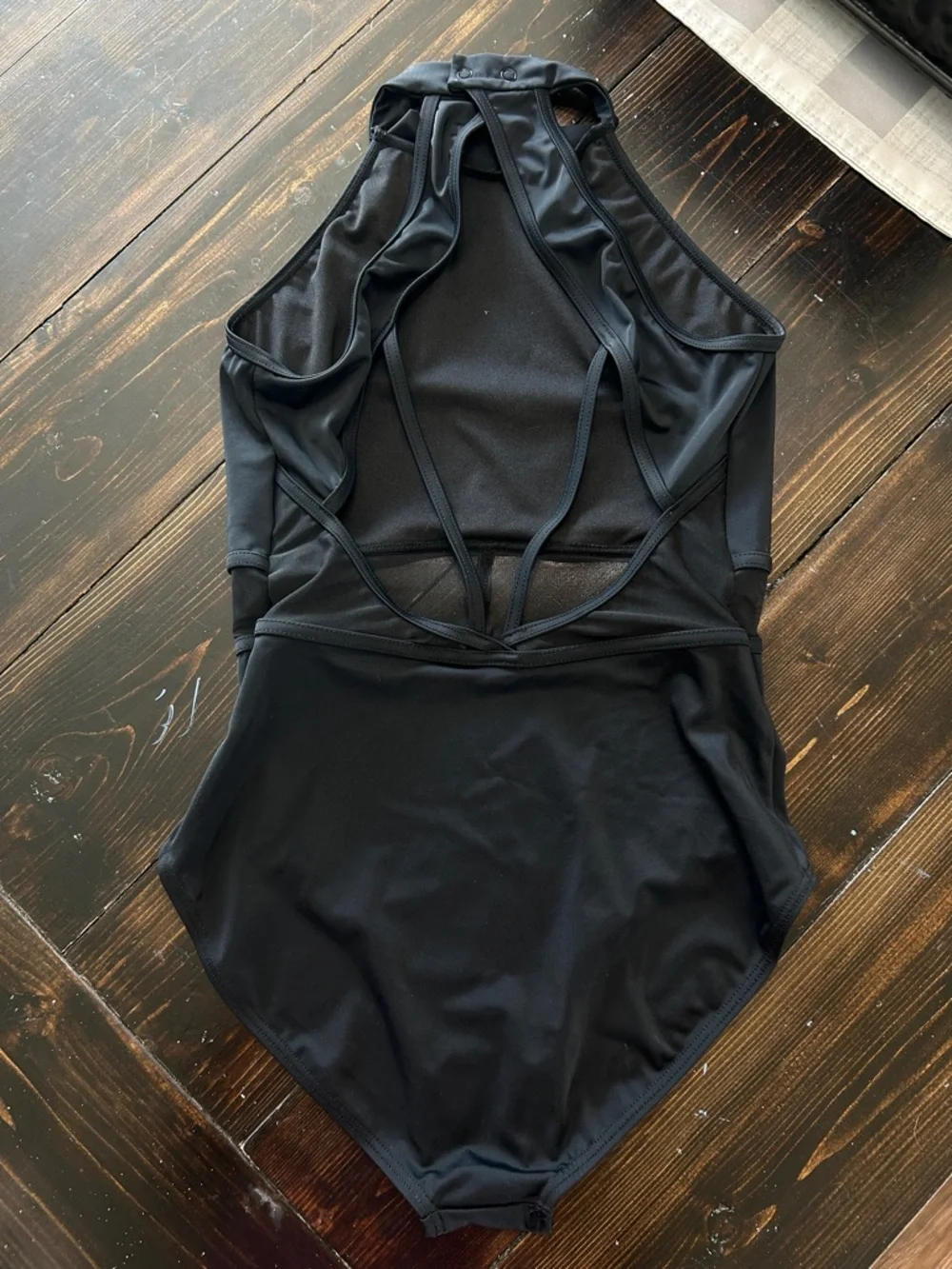 Balera Caged Waist Halter Leotard - Picture 2 of 3